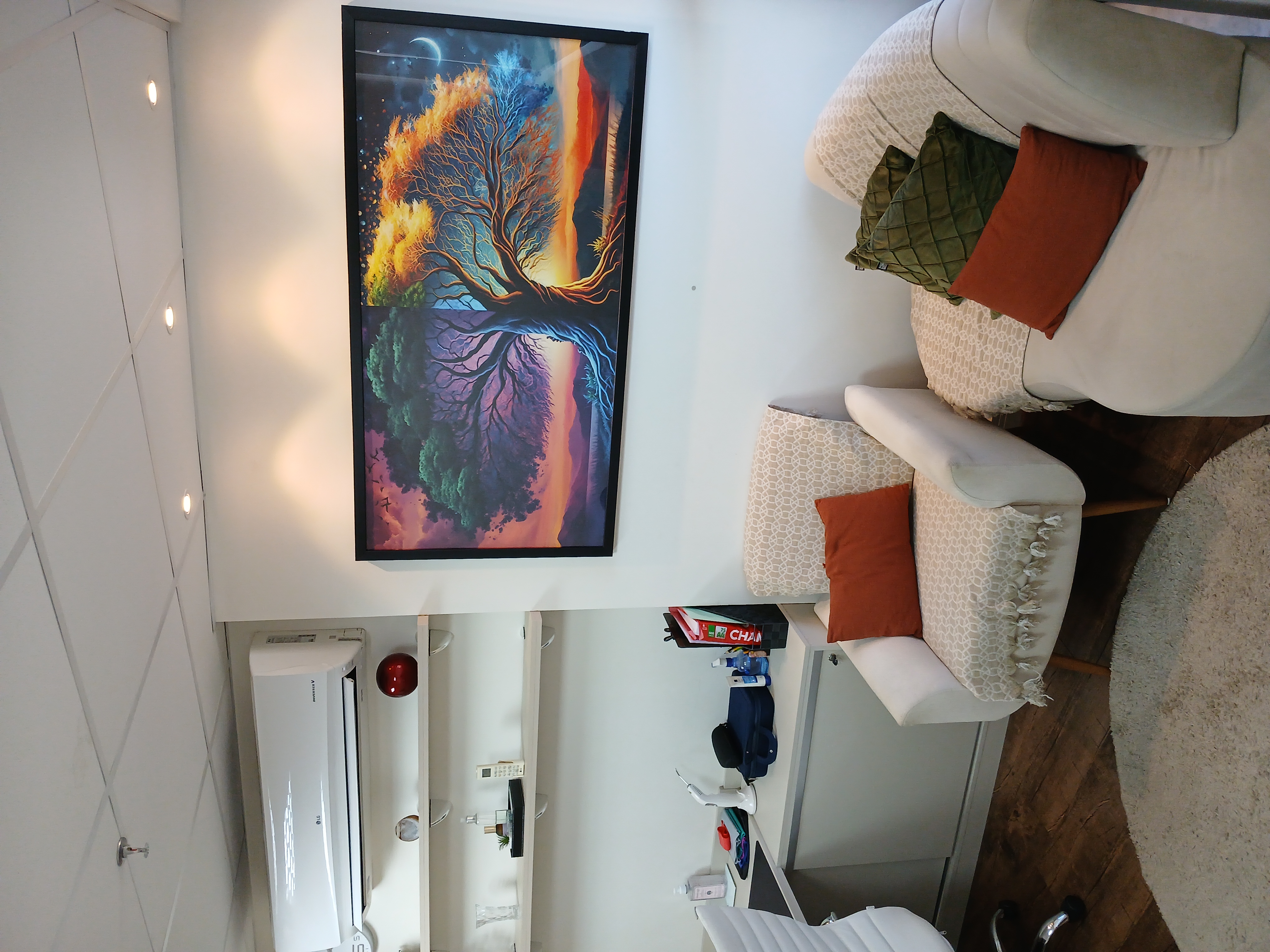 Sala de espera confortável